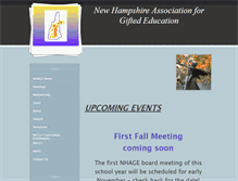 Tablet Screenshot of nhage.org